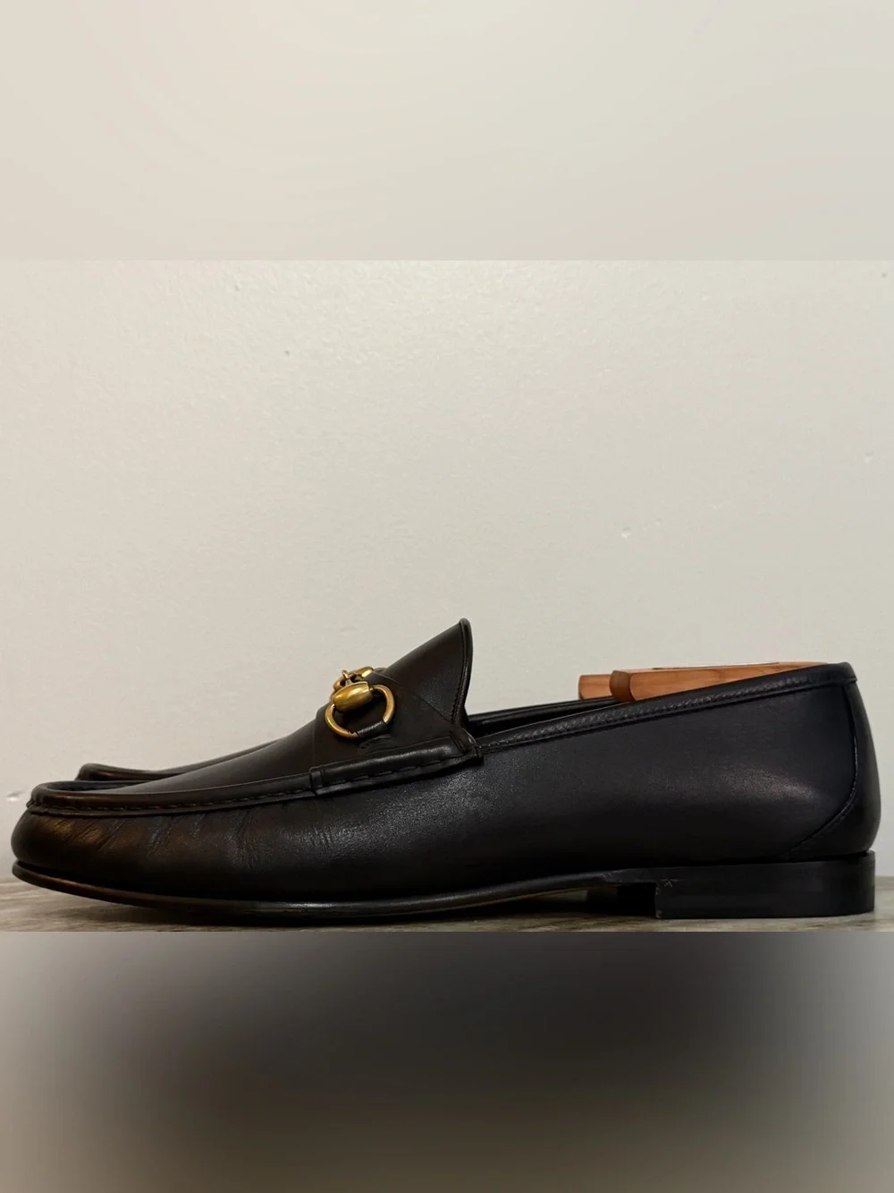 GUCCI 1953 Horsebit Leather Loafer Black Leather 9.5/10 US $1000 Brixton Jordaan